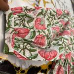 Hand Block Printed Cotton Maxi Dress: Indian Handmade Summer Dress