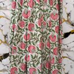 Hand Block Printed Cotton Maxi Dress: Indian Handmade Summer Dress