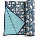 Handmade Cotton Block Print Quilt – Reversible Floral Jaipuri Blanket, Red Border Bedding, Indian Cotton Quilt