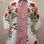 Hand Block Printed Cotton Dress, Lining Floral printed Dress, Handmade Dress, Wedding Long Dress For Women